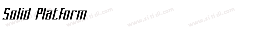 Solid Platform字体转换 Solid Platform字体转换